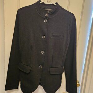 Banana Republic Factory Band Collar Knit Blazer